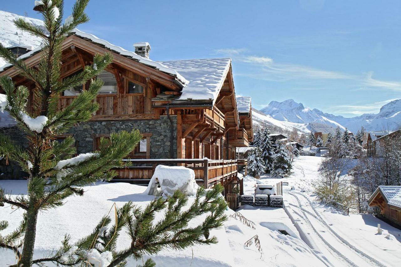 Odalys Chalet Le Lys Villa Les Deux Alpes Exteriör bild